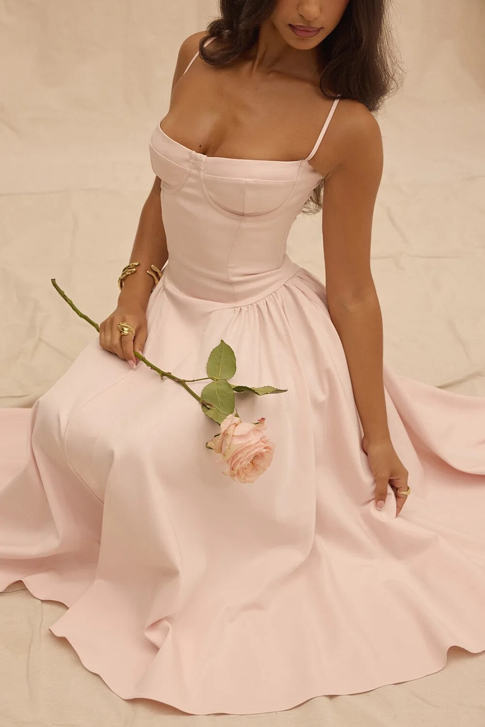 Nova | Corset Dress Sweetheart Neckline - Elle & Milo