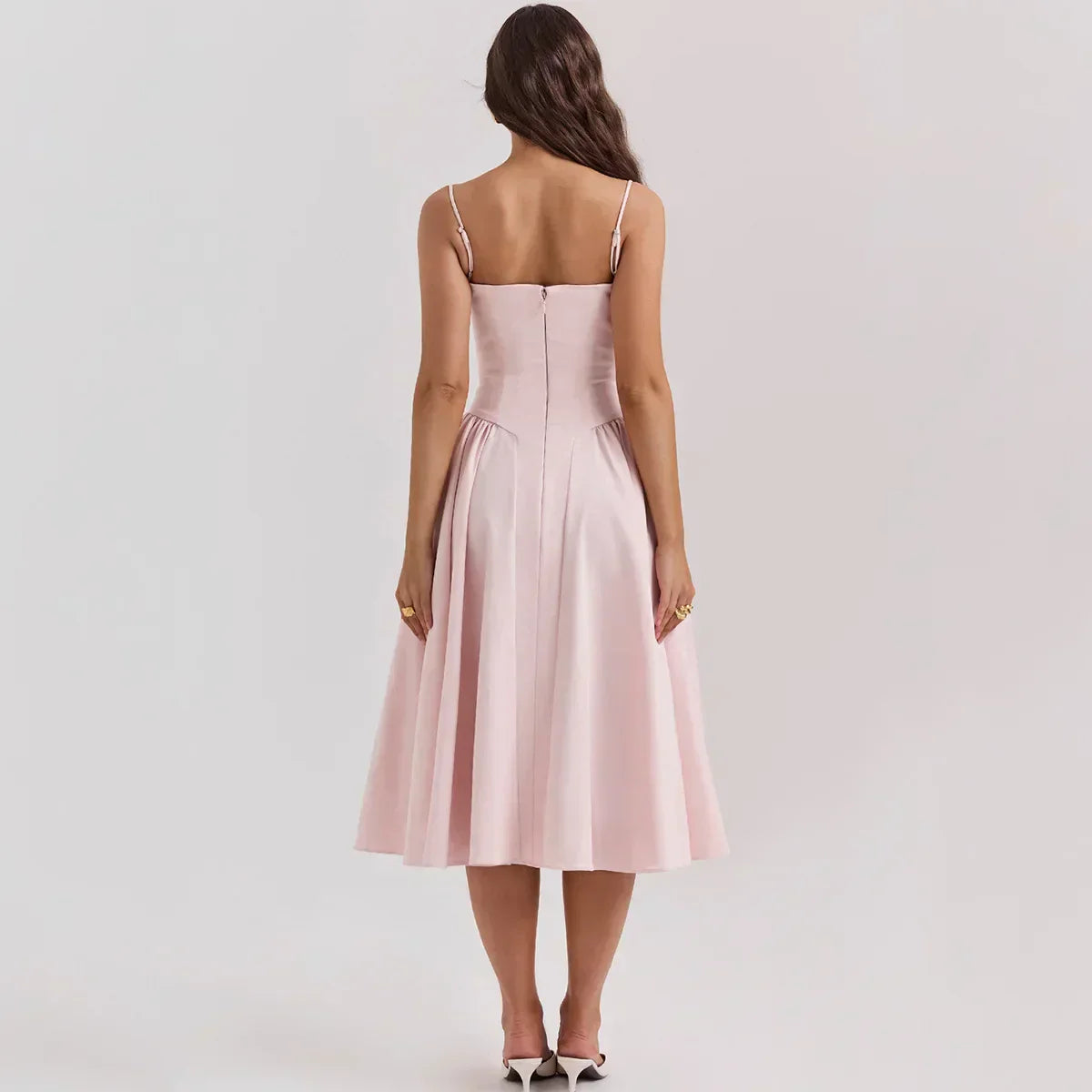 Nova | Corset Dress Sweetheart Neckline - Elle & Milo
