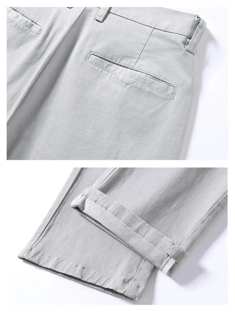 Minimalist Straight Trousers for Men
